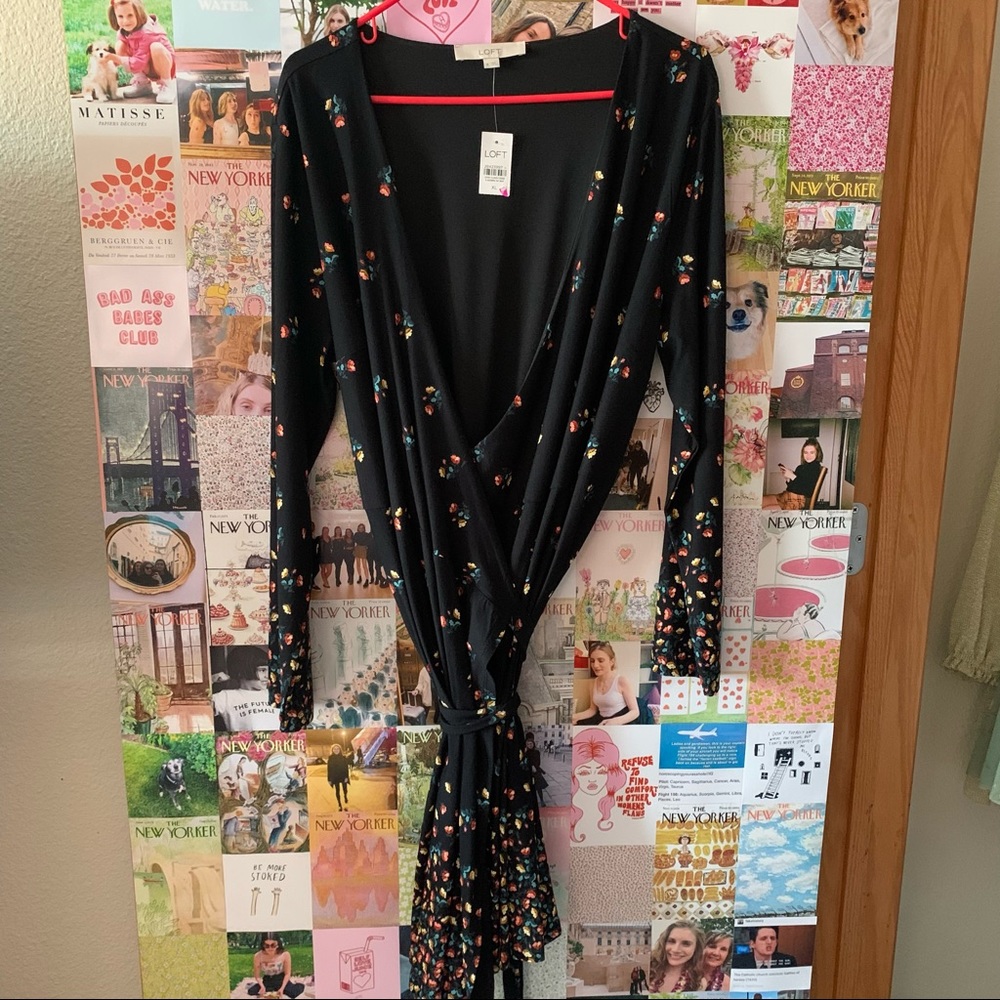 NWT Loft wrap dress